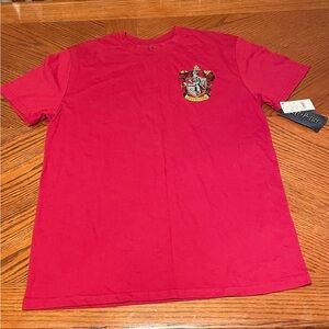 Harry Potter Gryffindor Shirt Brand New Red Short Sleeve Tee